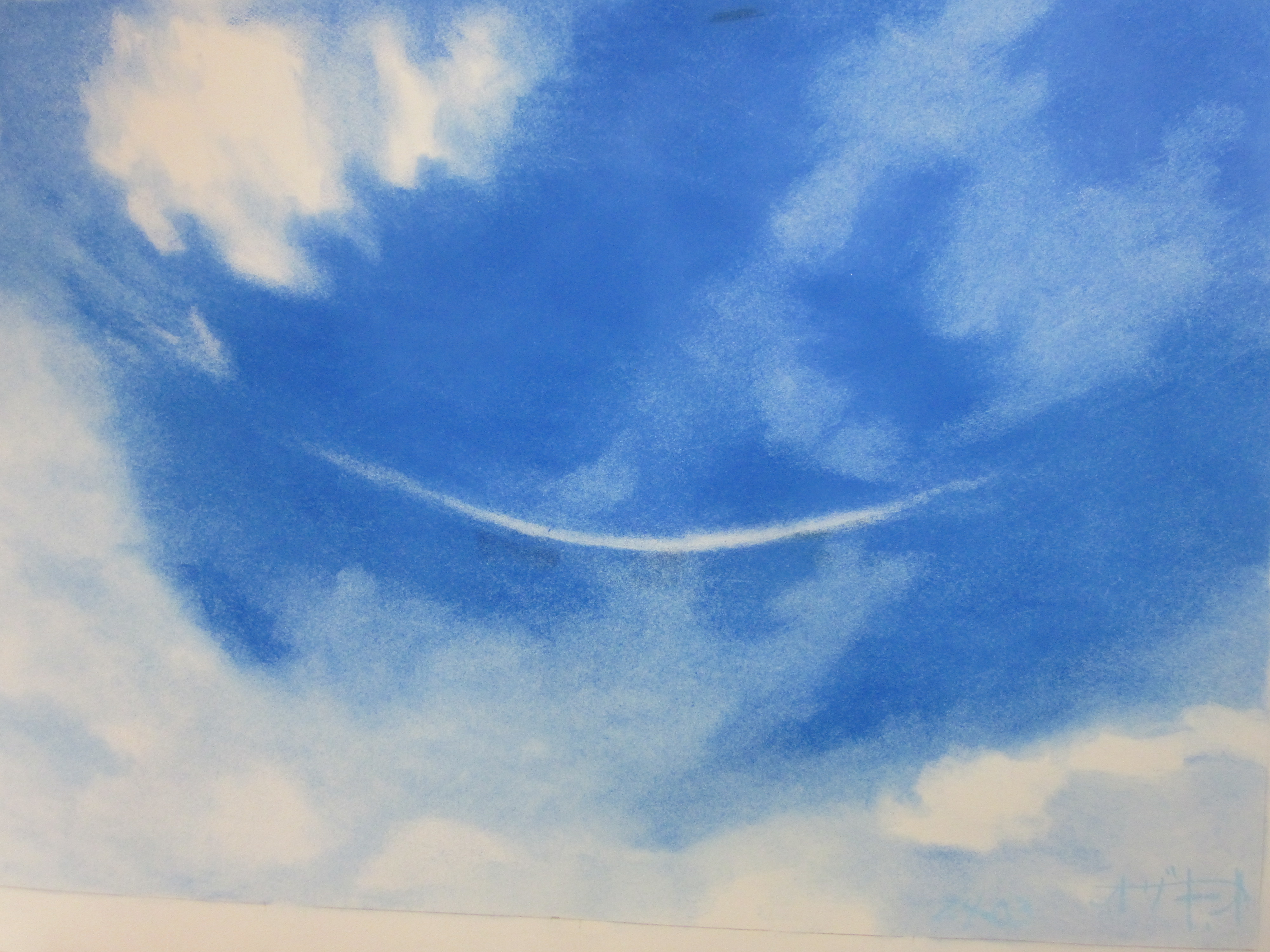 オザキ オサム「時・空」パステル画展 ─雲との一会─イメージ写真