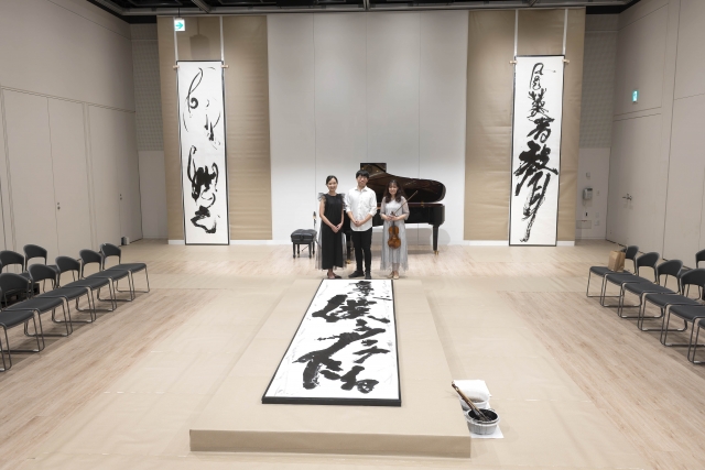 SCARTS企画公募2025 石垣絢子個展シリーズ「言葉と音楽」Vol.Ⅷ BOLERO 〜書×ヴァイオリン×ピアノ〜イメージ画像