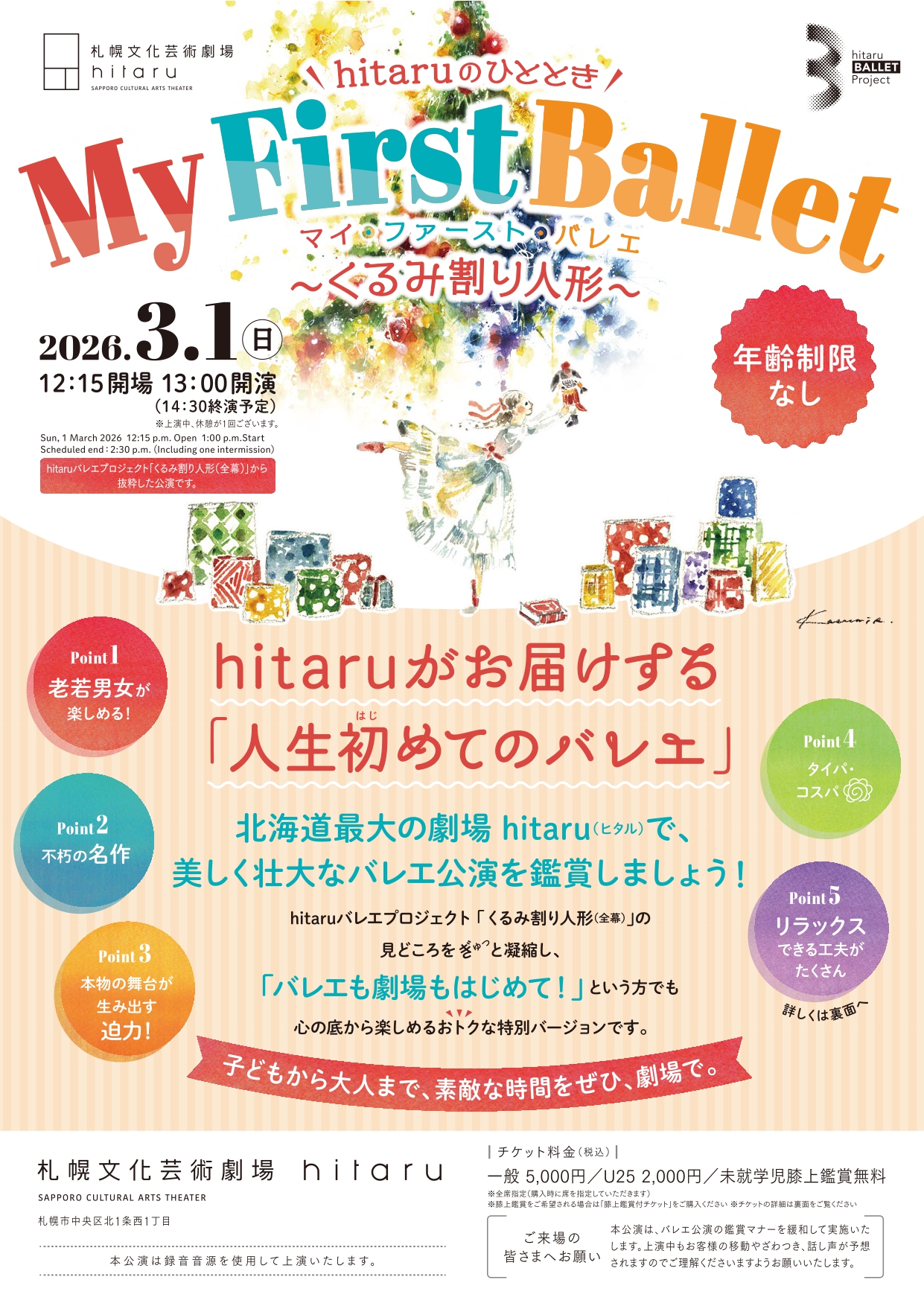 hitaruのひととき My First Ballet ～くるみ割り人形～イメージ画像