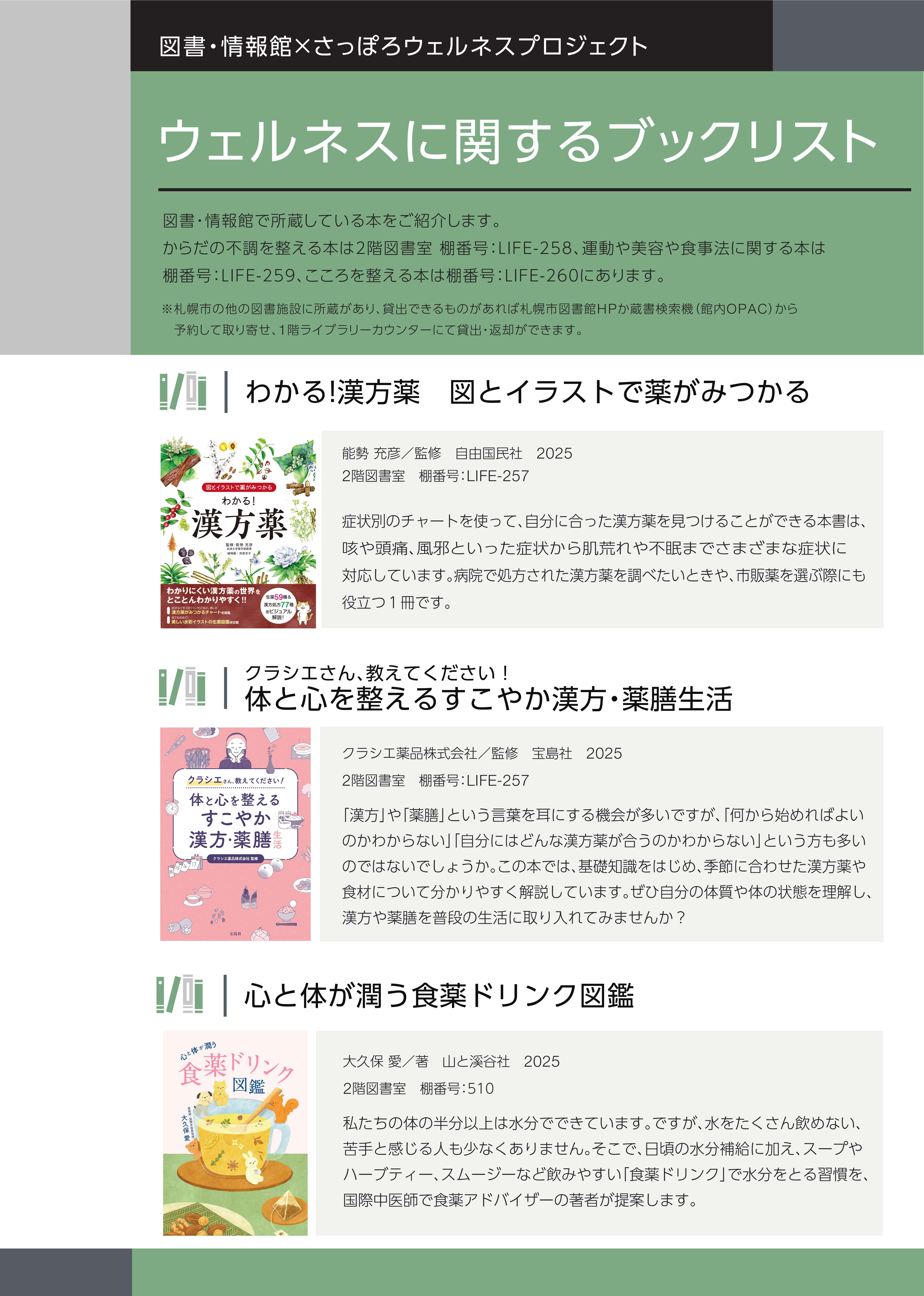 気軽にはいれる漢方・薬膳 ~未来のわたしを整える~イメージ