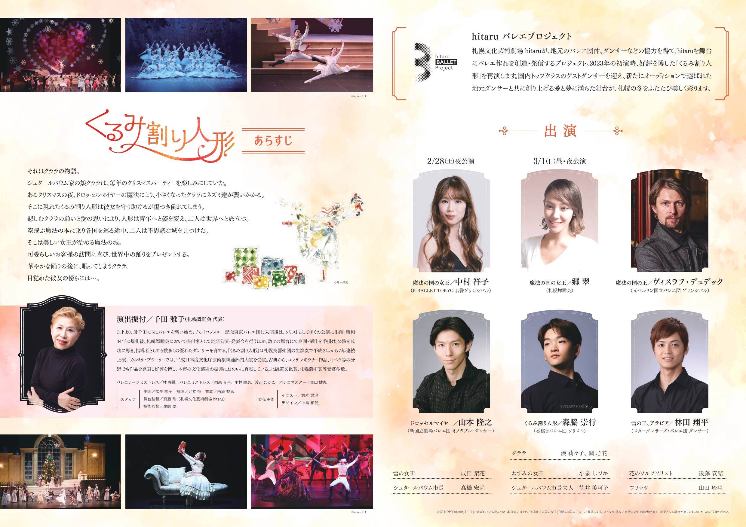 hitaruバレエプロジェクト「くるみ割り人形（全幕）」イメージ2枚目